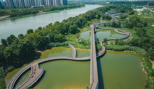 以水潤城，城發(fā)集團生態(tài)項目為鄭州注入“水的靈動”